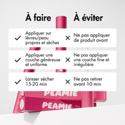 Encre à lèvres peel-off